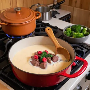 Рецепт Паштет из косули с ежевикой и можжевельником - Тушение со сливками