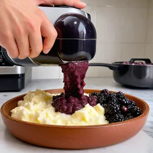 Рецепт Паштет из утки с черной смородиной и гвоздикой - Измельчение массы