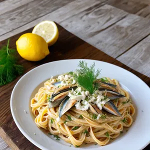 Рецепт Паста из копченой скумбрии с хреном и сливочным сыром - Подача