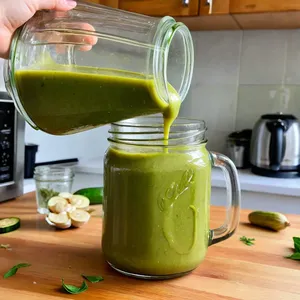 Рецепт Паста из печеных кабачков с чесноком и кедровыми орехами - Приготовление соуса