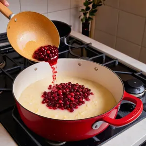 Рецепт Пельмени с косулей и можжевельником в брусничном соусе - Приготовление брусничного соуса