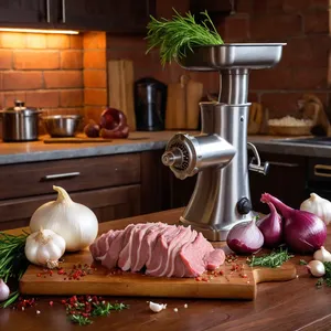 Рецепт Пельмени с уткой и вишневым соусом - Приготовление начинки из утки
