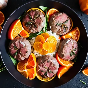Рецепт Плов с бараниной и кумкватом - Добавление кумквата и чеснока