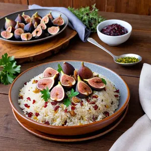Рецепт Плов с дикой уткой и инжиром - Подача