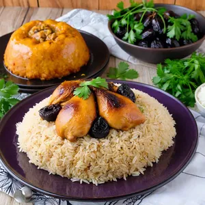 Рецепт Плов с курицей и черносливом - Подача плова