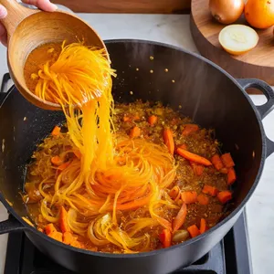 Рецепт Плов с перепелкой и финиками - Приготовление основы для плова