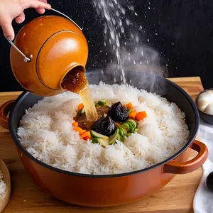 Рецепт Плов с уткой и черносливом - Закладка риса и чернослива