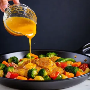 Рецепт Рагу с морковью и сельдереем в медово-горчичном соусе - Приготовление соуса