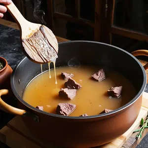 Рецепт Рассольник с бараниной и айвой - Подготовка мяса и бульона