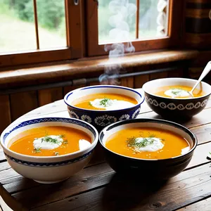 Рецепт Рассольник с бараниной и черносливом - Подача и украшение