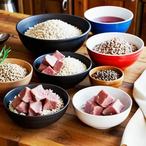 Рецепт Рассольник с бараниной и ревенем - Подготовка мяса и перловки