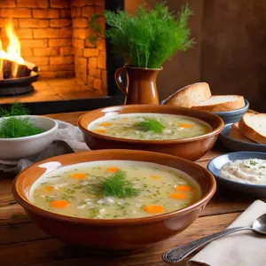 Рецепт Рассольник с бараниной и шпинатом - Подача