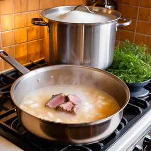 Рецепт Рассольник с дичью и кукурузой - Приготовление бульона
