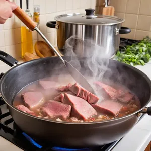 Рецепт Рассольник с языком и картофелем - Подготовка говяжьего языка