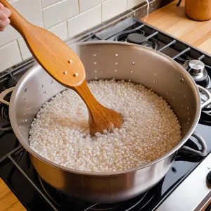 Рецепт Рассольник с языком и картофелем - Приготовление перловой крупы