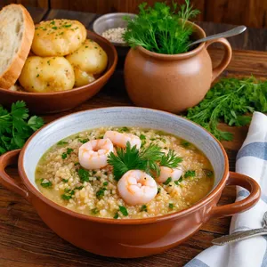 Рецепт Рассольник с кальмарами и булгуром - Завершение и подача