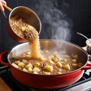 Рецепт Рассольник с уткой и гречкой - Добавление картофеля и гречки