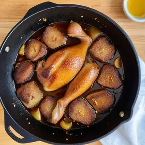 Рецепт Равиоли с дикой уткой и сливочно-клюквенным соусом - Приготовление начинки