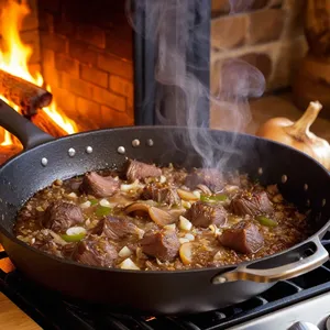Рецепт Равиоли с фаршем из кабана и можжевеловым соусом - Приготовление начинки