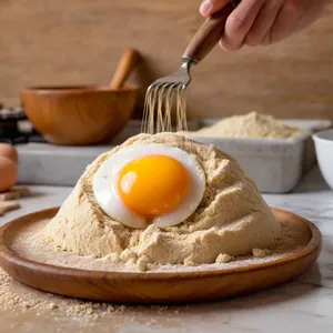Рецепт Равиоли с индейкой и тыквенным соусом - Приготовление теста для равиоли