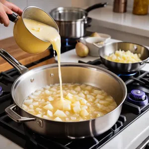 Рецепт Равиоли с копченой уткой и грушевым соусом - Приготовление грушевого соуса
