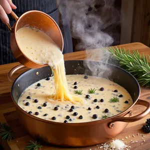 Рецепт Равиоли с олениной и можжевеловым соусом - Приготовление можжевелового соуса