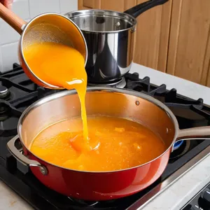 Рецепт Равиоли с уткой и апельсиновым соусом - Приготовление апельсинового соуса