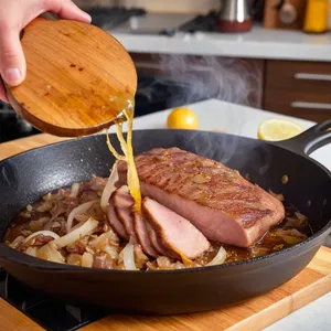 Рецепт Равиоли с уткой и черносмородиновым соусом - Приготовление начинки из утки