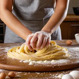 Рецепт Равиоли с уткой и гранатово-медовым соусом - Приготовление теста для равиоли