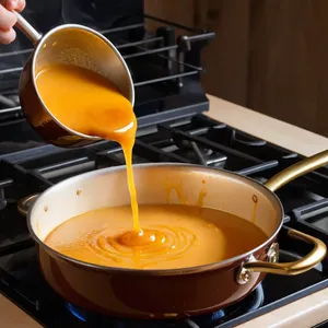 Рецепт Равиоли с уткой и медово-горчичным соусом - Приготовление медово-горчичного соуса
