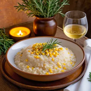 Рецепт Ризотто с кукурузой и розмарином - Завершение и подача