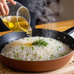 Рецепт Ризотто с пастернаком и тимьяном - Приготовление риса