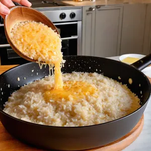 Рецепт Ризотто с редькой и горчичным маслом - Завершение ризотто