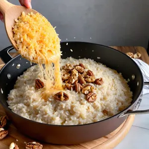Рецепт Ризотто с сельдереем и грецкими орехами - Добавление грецких орехов и пармезана