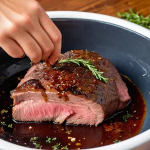 Рецепт Ростбиф с бальзамическим уксусом и тимьяном - Маринование