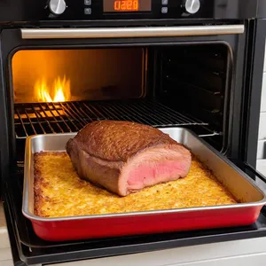 Рецепт Ростбиф с чесночным маслом и прованскими травами - Запекание в духовке