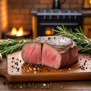 Рецепт Ростбиф с гранатовым соусом и розмарином - Подготовка мяса