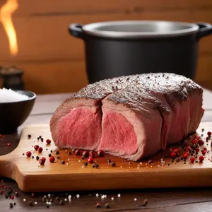 Рецепт Ростбиф с грушевым чатни и розмарином - Подготовка мяса