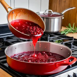 Рецепт Ростбиф с кофейной корочкой и вишневым соусом - Приготовление вишнёвого соуса