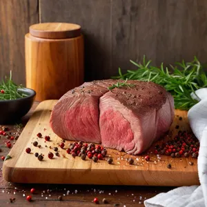 Рецепт Ростбиф с облепиховым соусом и розмарином - Подготовка мяса