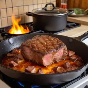 Рецепт Ростбиф с облепиховым соусом и розмарином - Приготовление ростбифа