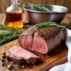 Рецепт Ростбиф с виски и медовой глазурью - Подготовка мяса и маринада