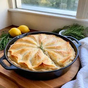 Рецепт Рыбный пирог с дорадо и розмарином - Выпечка
