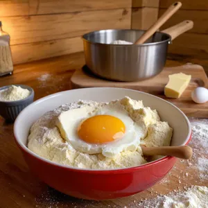 Рецепт Рыбный пирог с кетой и брокколи - Приготовление теста