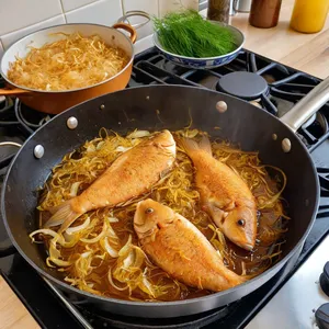 Рецепт Рыбный пирог с мойвой и луком - Приготовление начинки