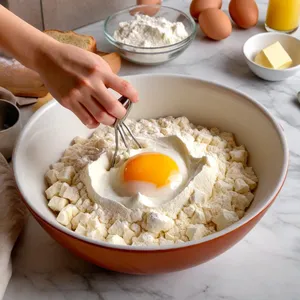 Рецепт Рыбный пирог с судаком и кабачками - Приготовление теста