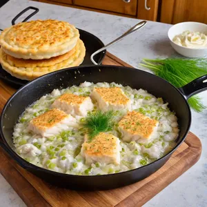 Рецепт Рыбный пирог с зубаткой и сельдереем - Приготовление начинки