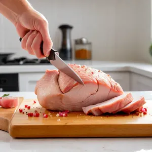Рецепт Салат "Грибная симфония" с курицей и шампиньонами - Подготовка куриного филе