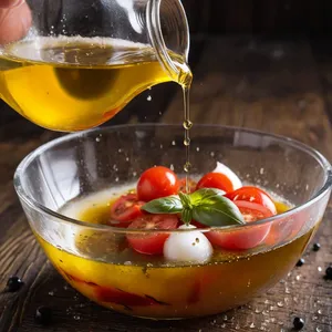Рецепт Салат Капрезе с манго и кинзой - Приготовление заправки