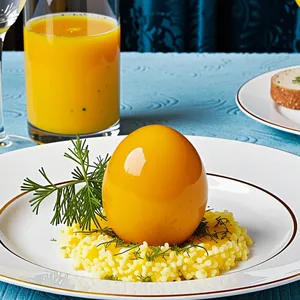 Рецепт Салат "Мимоза" с копченым мясом и грушей - Финальное оформление